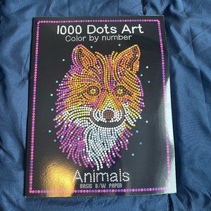 Colour-by-Number Dot Art Book